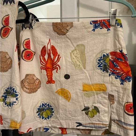 Colorful Food Print Vest and Skirt Set - Picture 6 of 6